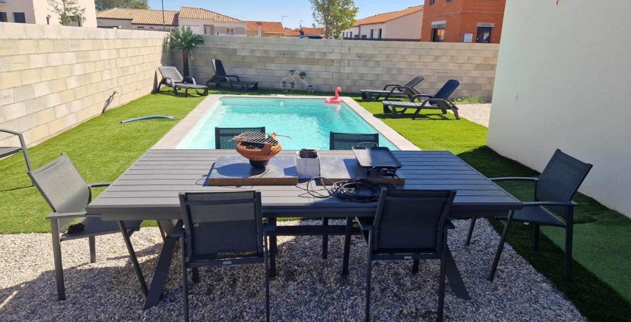 Appart Tout Neuf + Piscine Rivesaltes Kültér fotó